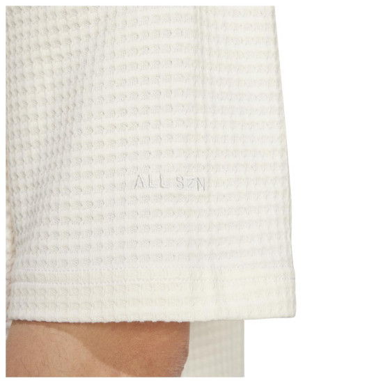 Adidas Ανδρική κοντομάνικη μπλούζα All SZN Waffle Knit Half-Zip Polo